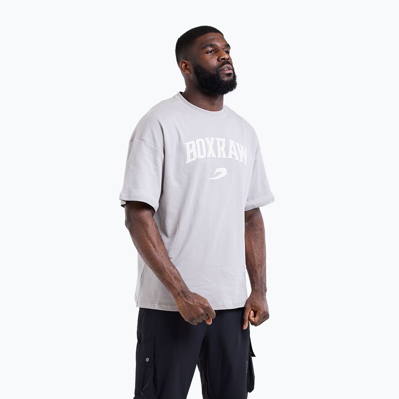 Men's T-shirt Boxraw East Street Oversized T-Shirt Grey 4