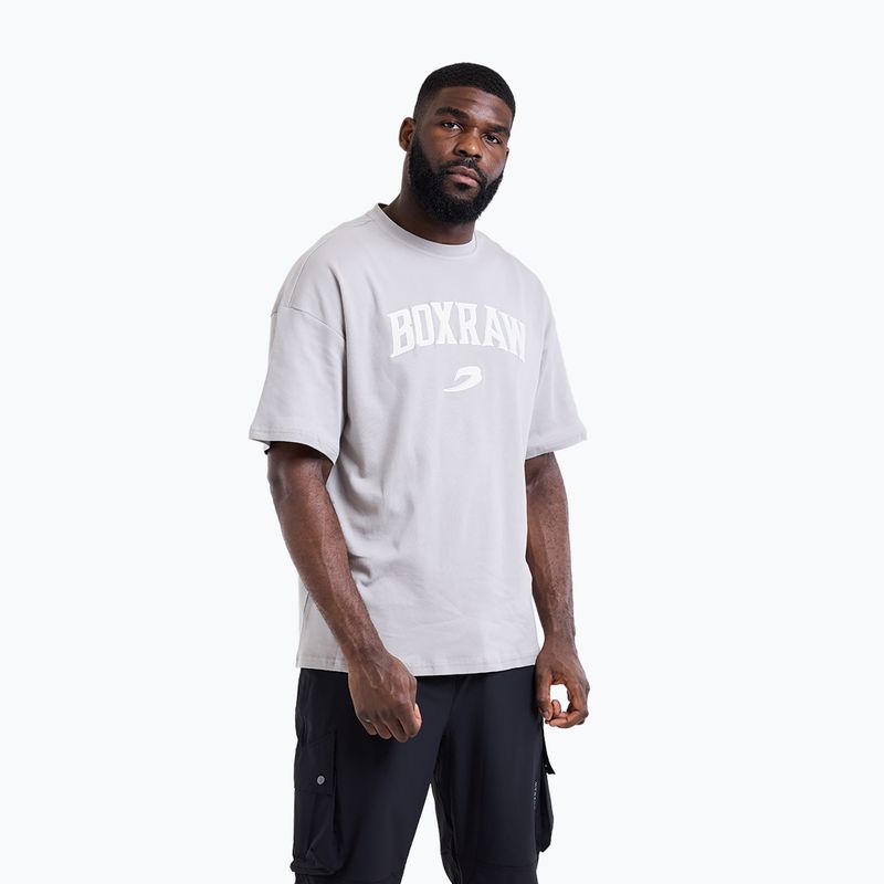 Men's T-shirt Boxraw East Street Oversized T-Shirt Grey 5
