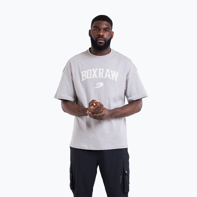 Men's T-shirt Boxraw East Street Oversized T-Shirt Grey 6