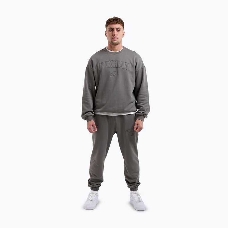Men's sweatshirt Boxraw East Street Sweatshirt distressed grey 2