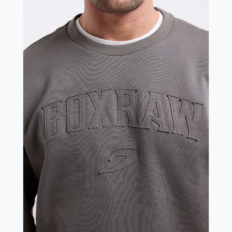 Men's sweatshirt Boxraw East Street Sweatshirt distressed grey 7