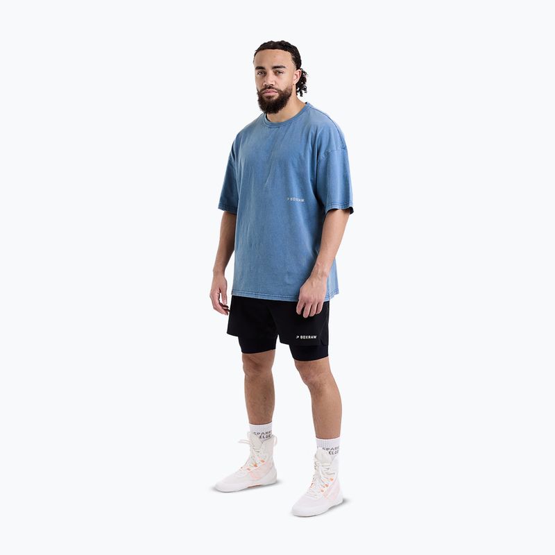 Men's T-shirt BOXRAW Sparring Club Oversized washed baby blue 2