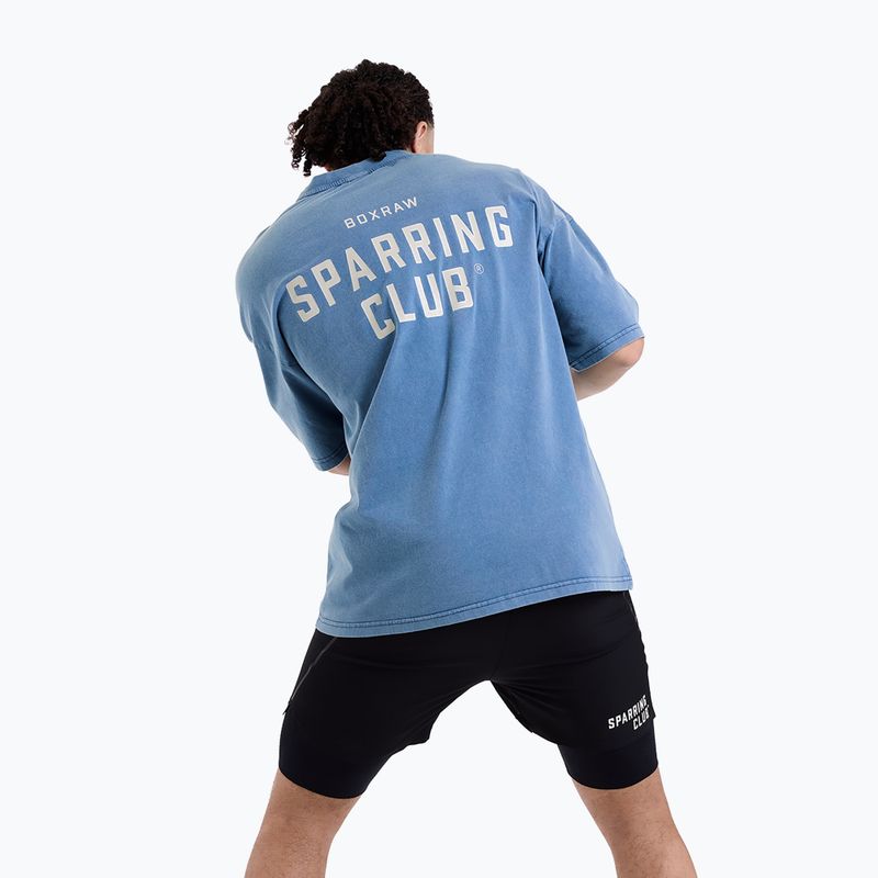Men's T-shirt BOXRAW Sparring Club Oversized washed baby blue 6