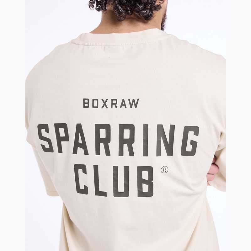 Men's T-shirt BOXRAW Sparring Club Oversized washed beige 9
