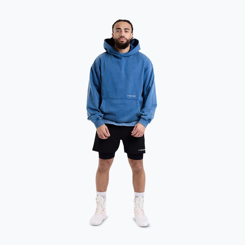 Men's sweatshirt BOXRAW Sparring Club Oversized Hoodie washed baby blue 2