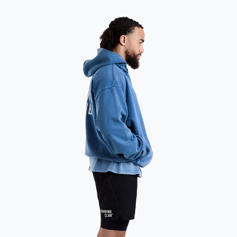 Men's sweatshirt BOXRAW Sparring Club Oversized Hoodie washed baby blue 7