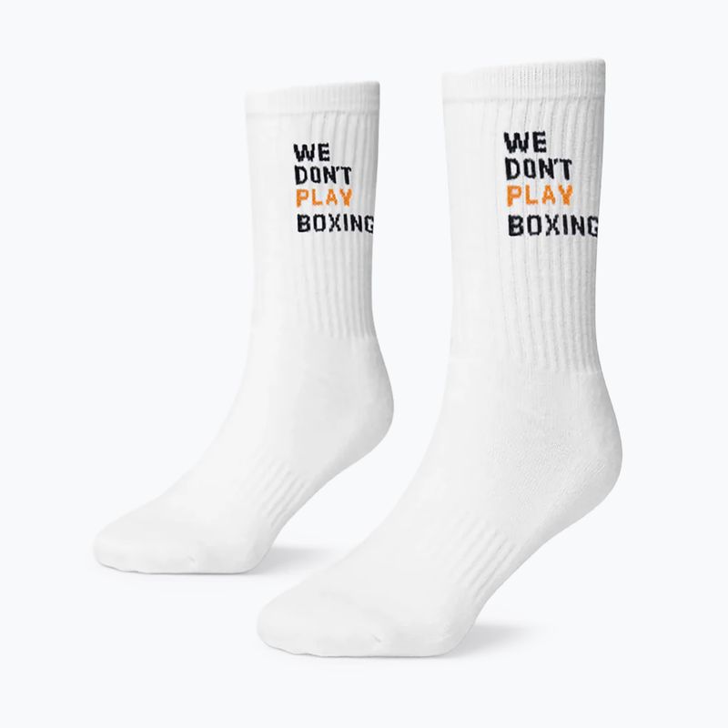 Men's socks BOXRAW We Don't Play Boxing Crew 3 pairs white 2