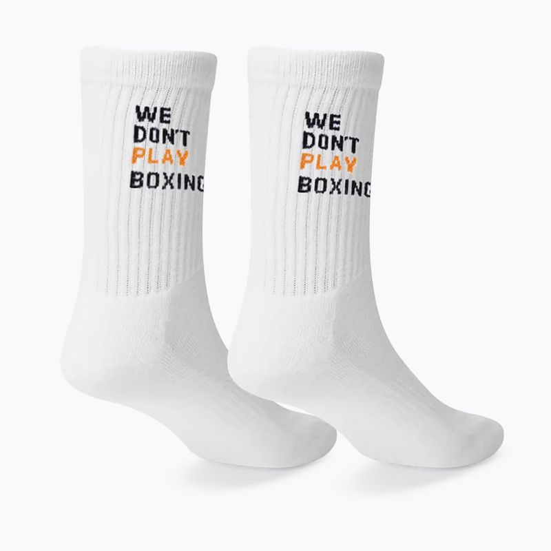 Men's socks BOXRAW We Don't Play Boxing Crew 3 pairs white 3