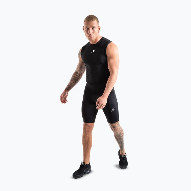 Men's training shorts BOXRAW Saddler Compression black 2