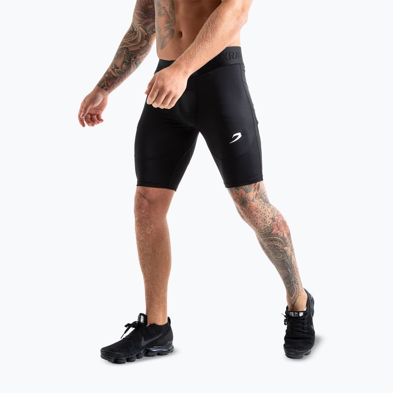 Men's training shorts BOXRAW Saddler Compression black 5