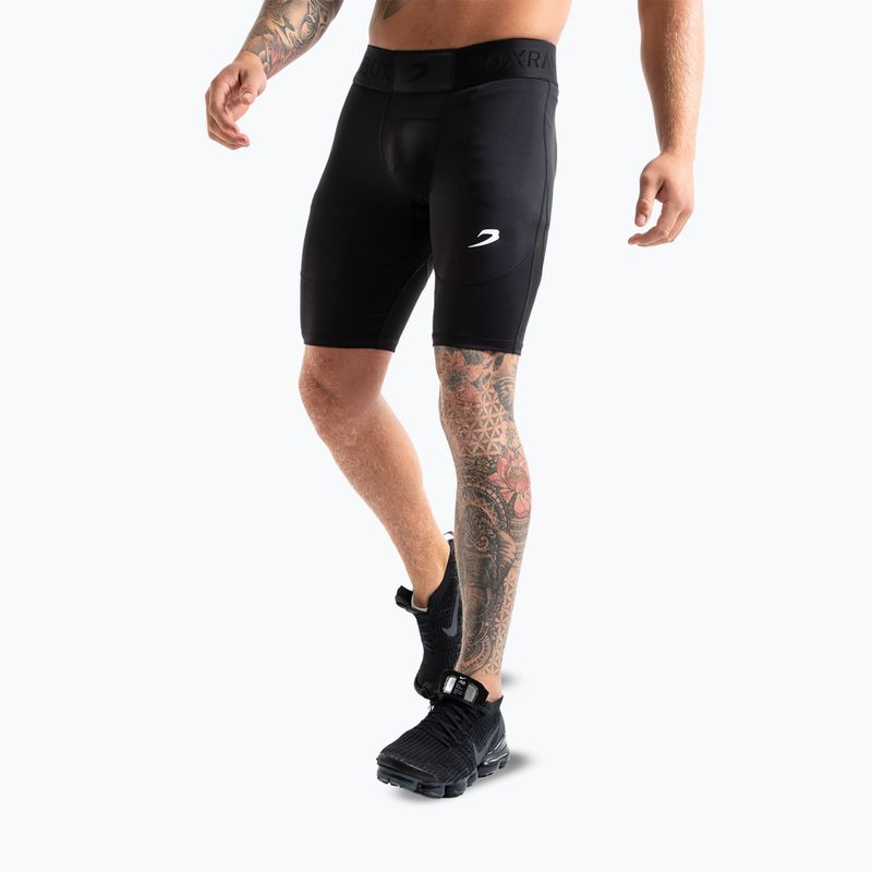 Men's training shorts BOXRAW Saddler Compression black 6