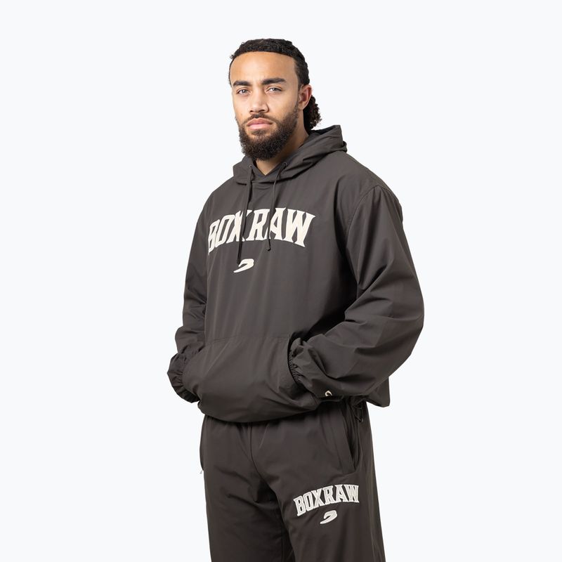 Men's sweatshirt BOXRAW East Street Shell Hoodie charcoal 4
