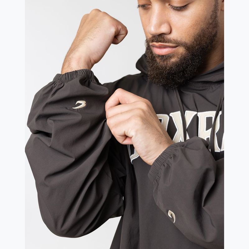 Men's sweatshirt BOXRAW East Street Shell Hoodie charcoal 5