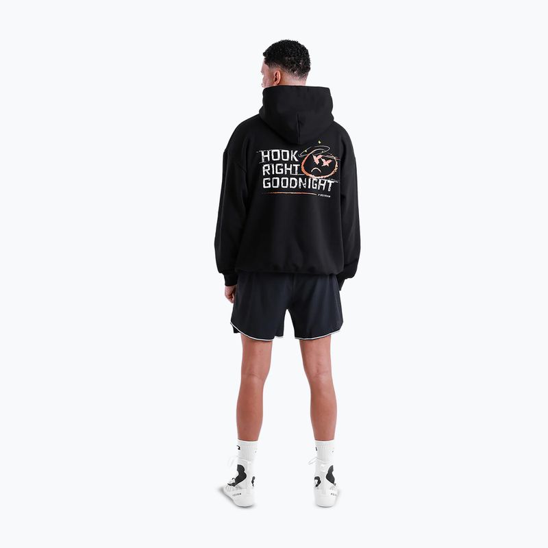 Men's sweatshirt BOXRAW Hook Right Goodnight Oversized Hoodie black 3