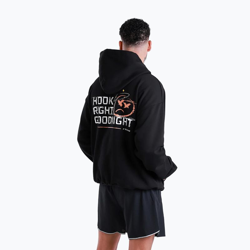 Men's sweatshirt BOXRAW Hook Right Goodnight Oversized Hoodie black 5