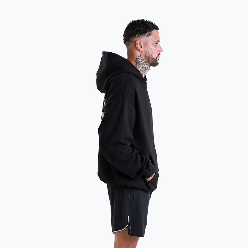 Men's sweatshirt BOXRAW Hook Right Goodnight Oversized Hoodie black 6