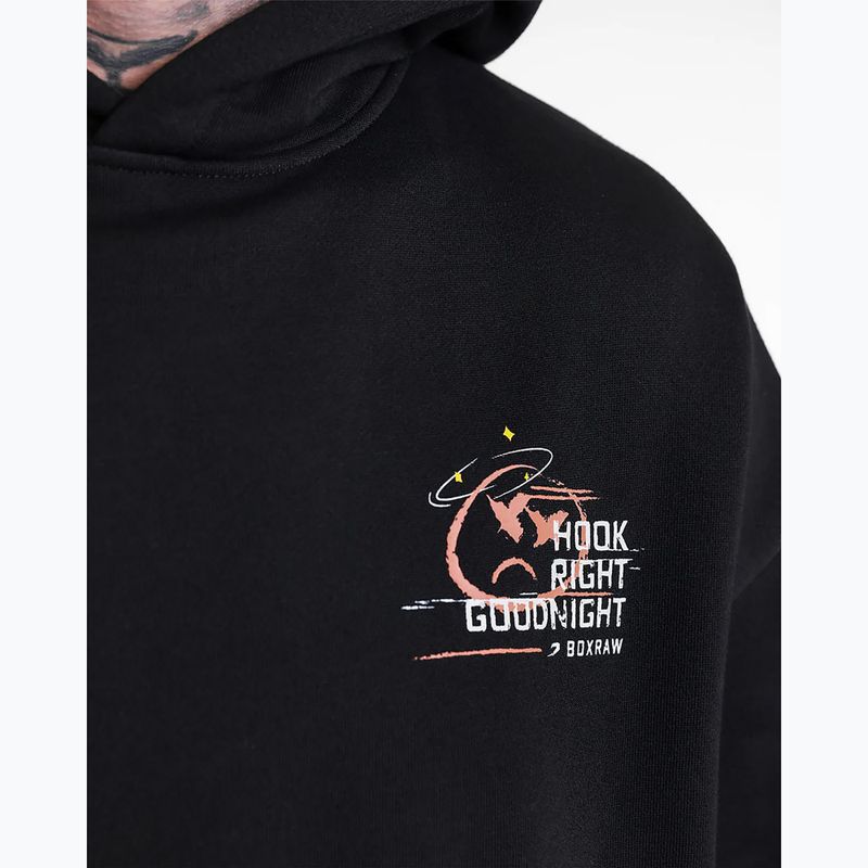 Men's sweatshirt BOXRAW Hook Right Goodnight Oversized Hoodie black 7