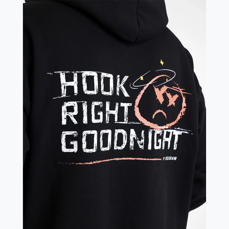 Men's sweatshirt BOXRAW Hook Right Goodnight Oversized Hoodie black 8