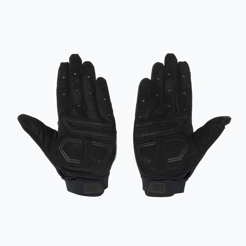 Endura Loop Full Finger cycling gloves machair green 3