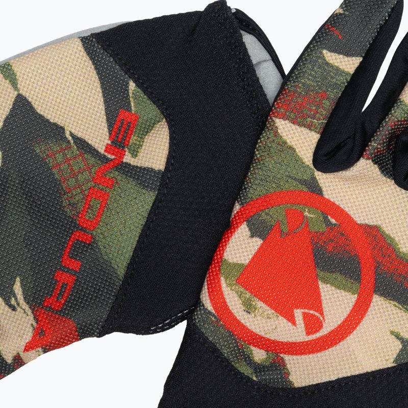 Men's cycling gloves Endura Hummvee Lite Icon tweed green 4
