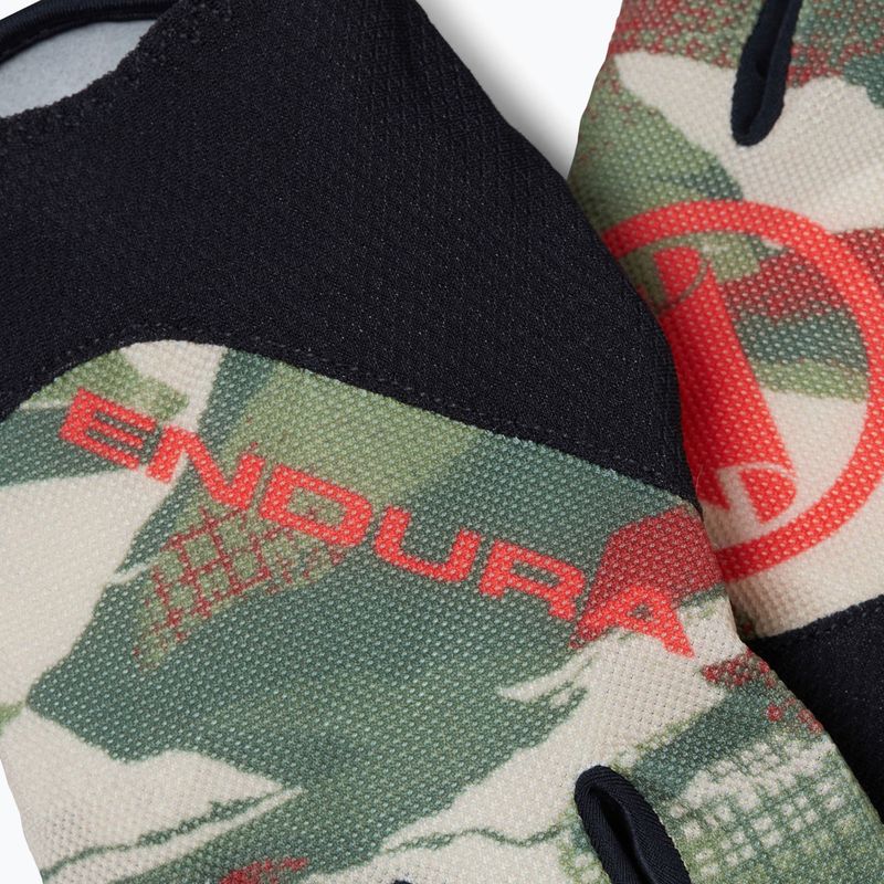 Men's cycling gloves Endura Hummvee Lite Icon tweed green 4