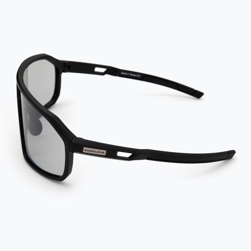 Endura Mullet Photochromic matt black/silver flash mirror sunglasses 4
