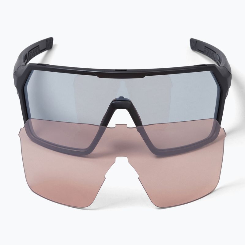 Endura Singletrack Photochromic black/photochromic silver flash mirror/ambe sunglasses 5