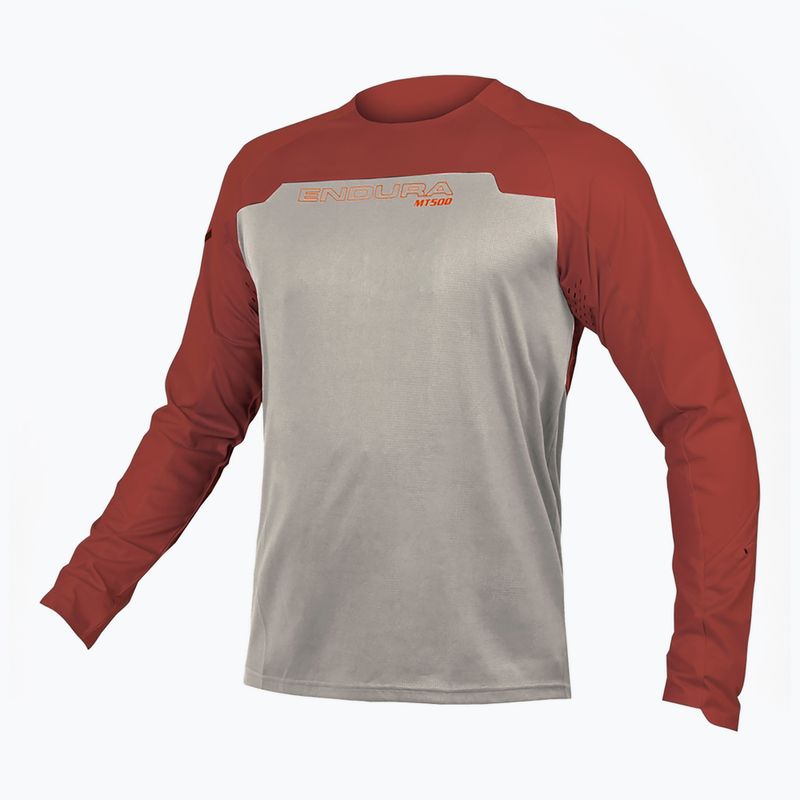 Men's Endura MT500 Burner brick cycling longsleeve