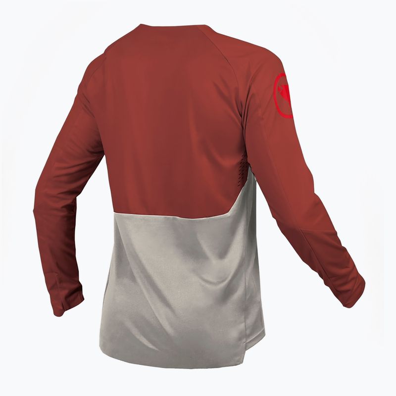 Men's Endura MT500 Burner brick cycling longsleeve 2