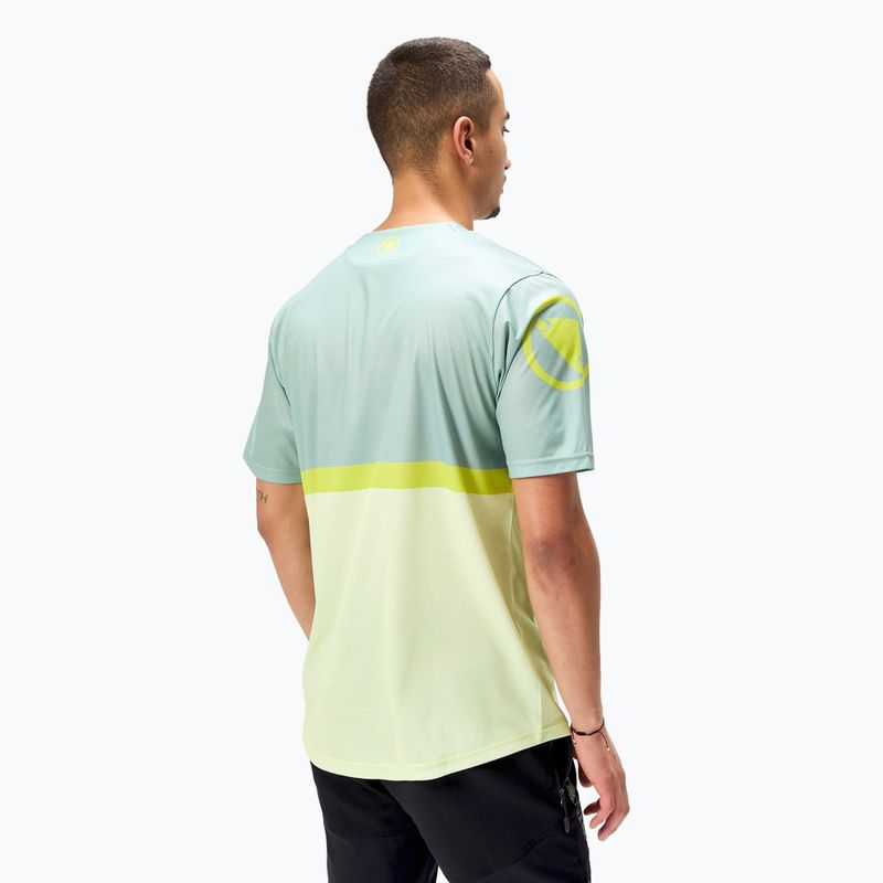 Men's Endura Singletrack II Core loch green cycling jersey 3