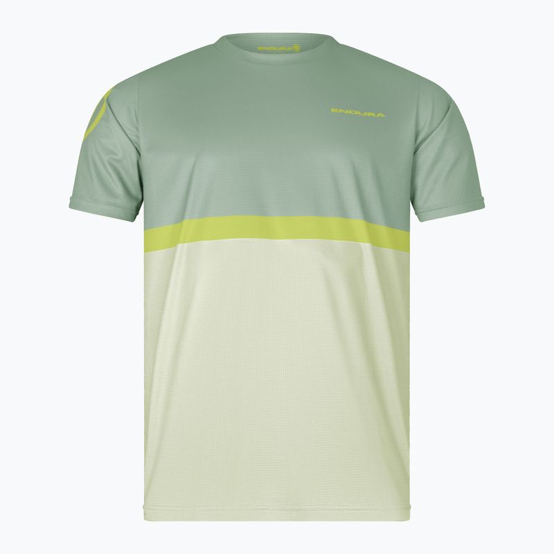 Men's Endura Singletrack II Core loch green cycling jersey 4