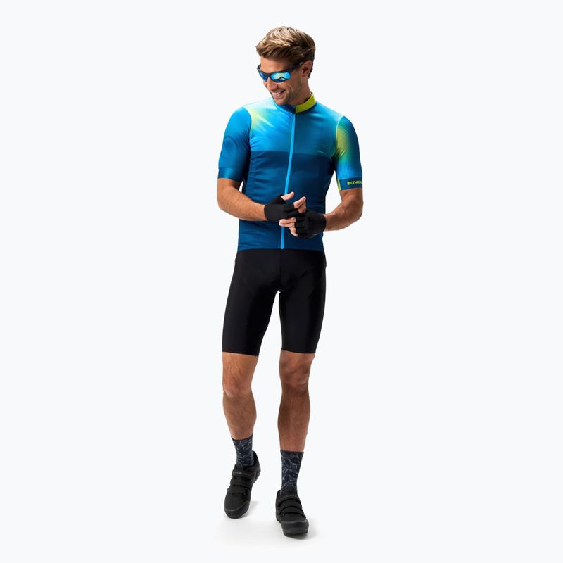 Endura Bitmap FS260 men's cycling jersey barra blue 2