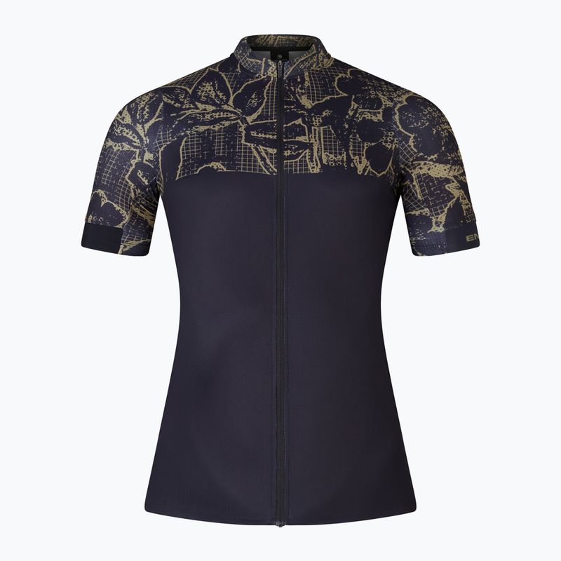 Endura Floral FS260 black men's cycling jersey 4
