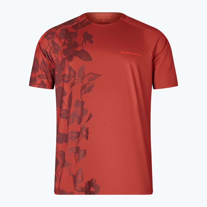 Men's Endura Botanic Ltd Printed brick cycling jersey 4