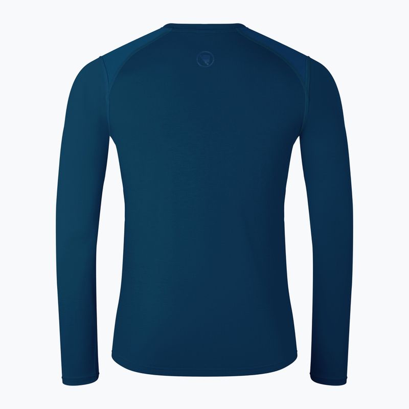 Men's Endura Loop Tech barra blue cycling longsleeve 5