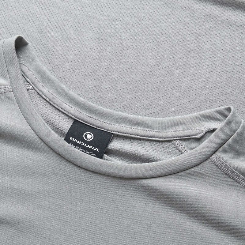 Men's Endura Loop Tech dreich grey cycling longsleeve 6
