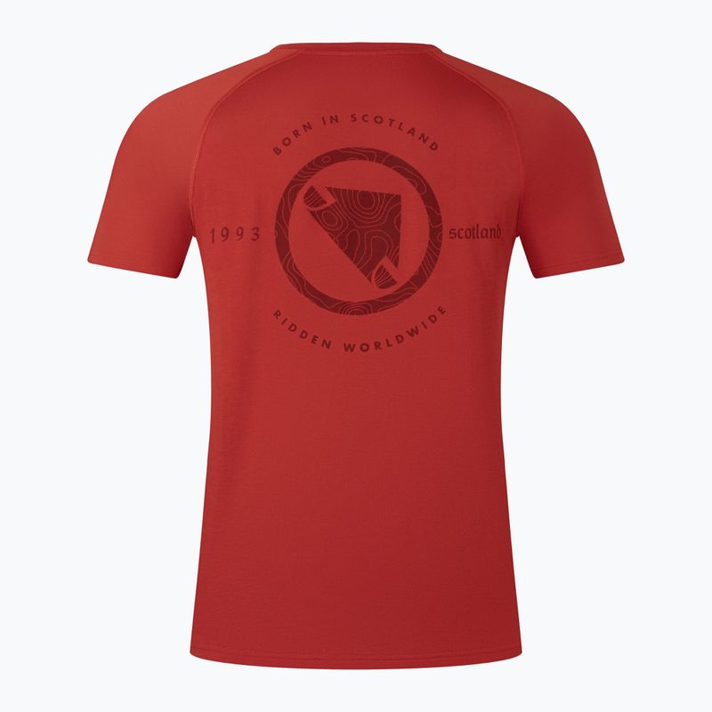 Men's Endura Loop Tech brick cycle jersey 5