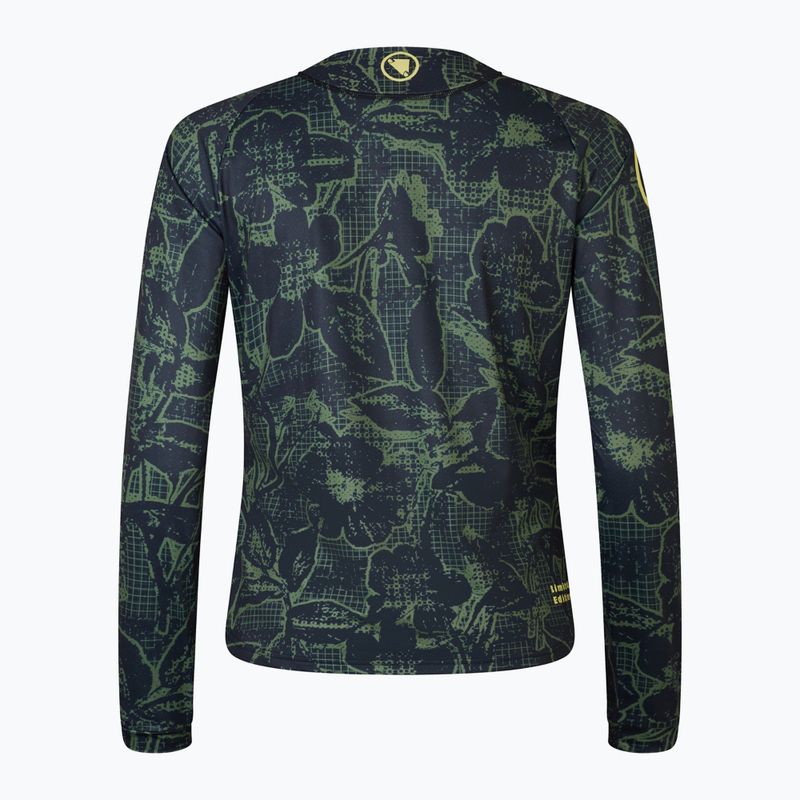 Women's cycling longsleeve Endura Floral Ltd W black 5