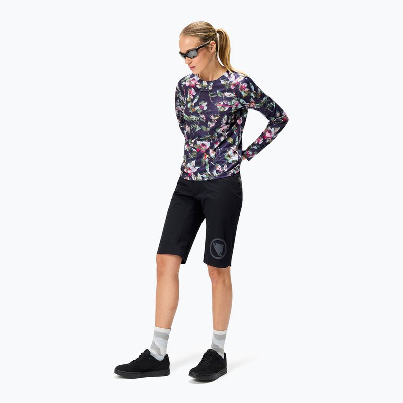 Women's cycling longsleeve Endura Floral Ltd W bramble 2