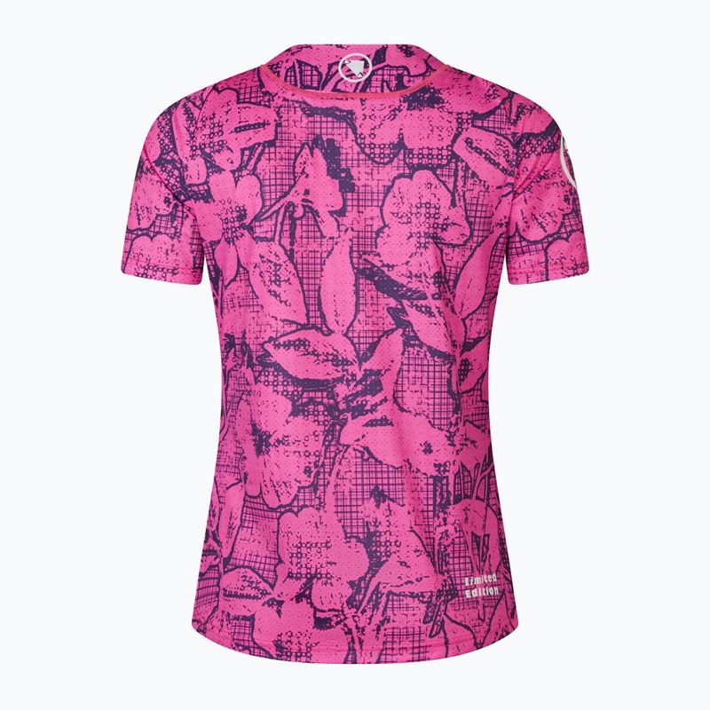 Women's cycling jersey Endura Grid Floral Ltd W pink pop 8