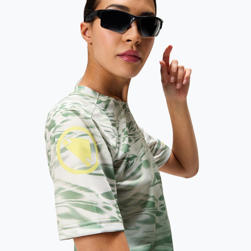 Women's cycling jersey Endura Marble Ltd W machair green 5