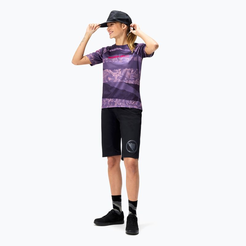 Women's cycling jersey Endura Patchwork Ltd W bramble 2