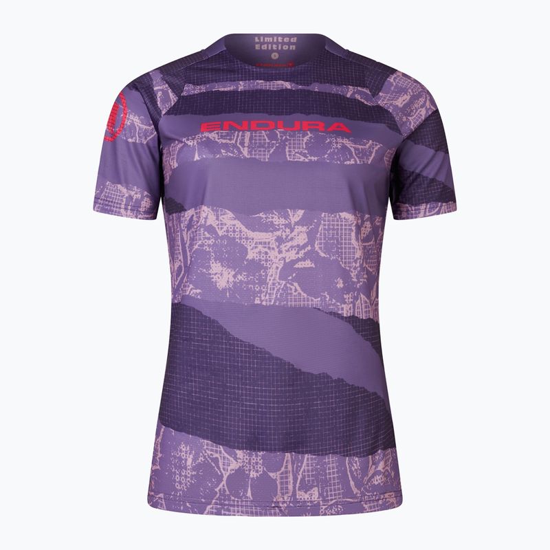 Women's cycling jersey Endura Patchwork Ltd W bramble 4