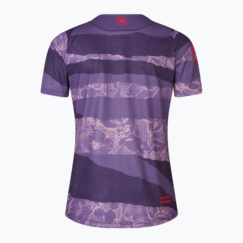 Women's cycling jersey Endura Patchwork Ltd W bramble 5