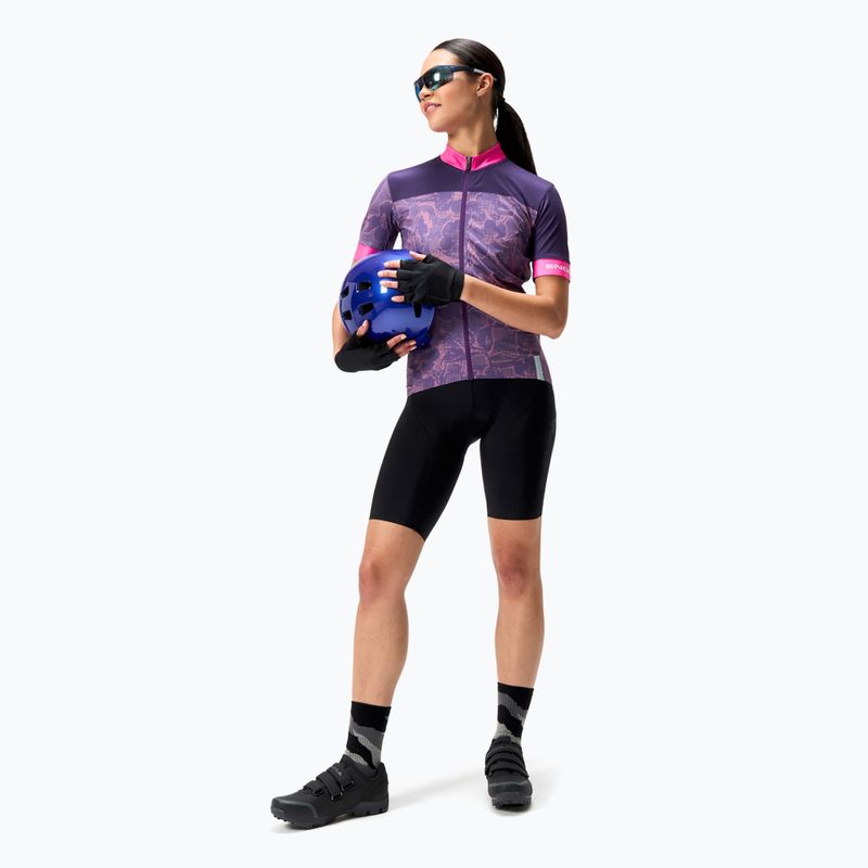 Women's cycling jersey Endura Floral FS260 W bramble 2