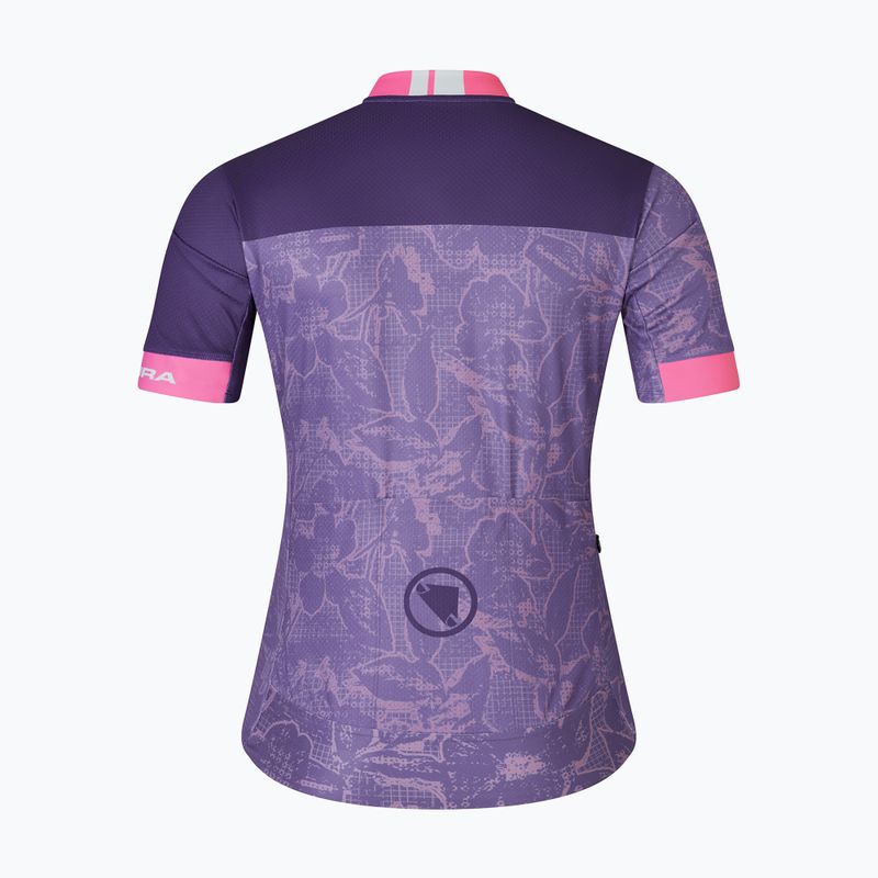 Women's cycling jersey Endura Floral FS260 W bramble 5