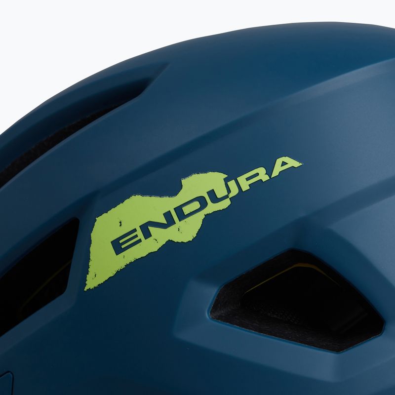 Endura Hummvee Youth barra blue children's bike helmet 4