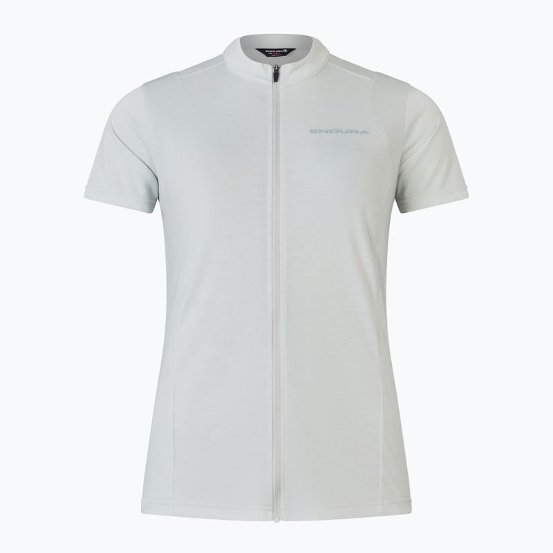 Women's cycling jersey Endura Loop Zipped mains grey 4