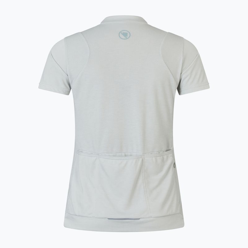 Women's cycling jersey Endura Loop Zipped mains grey 5