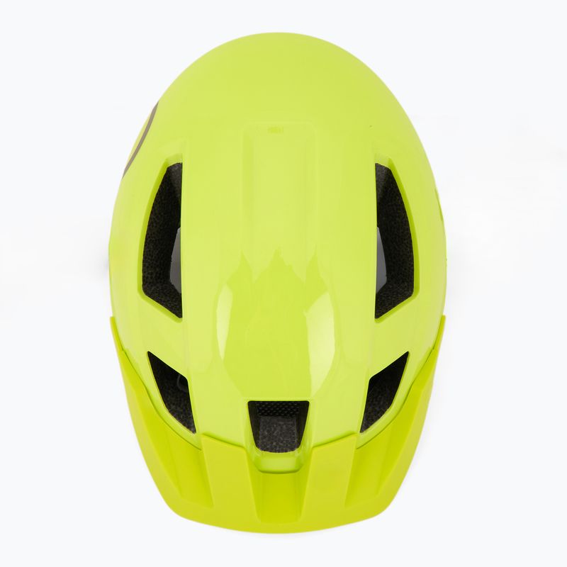 Endura Hummvee lime green bicycle helmet 7